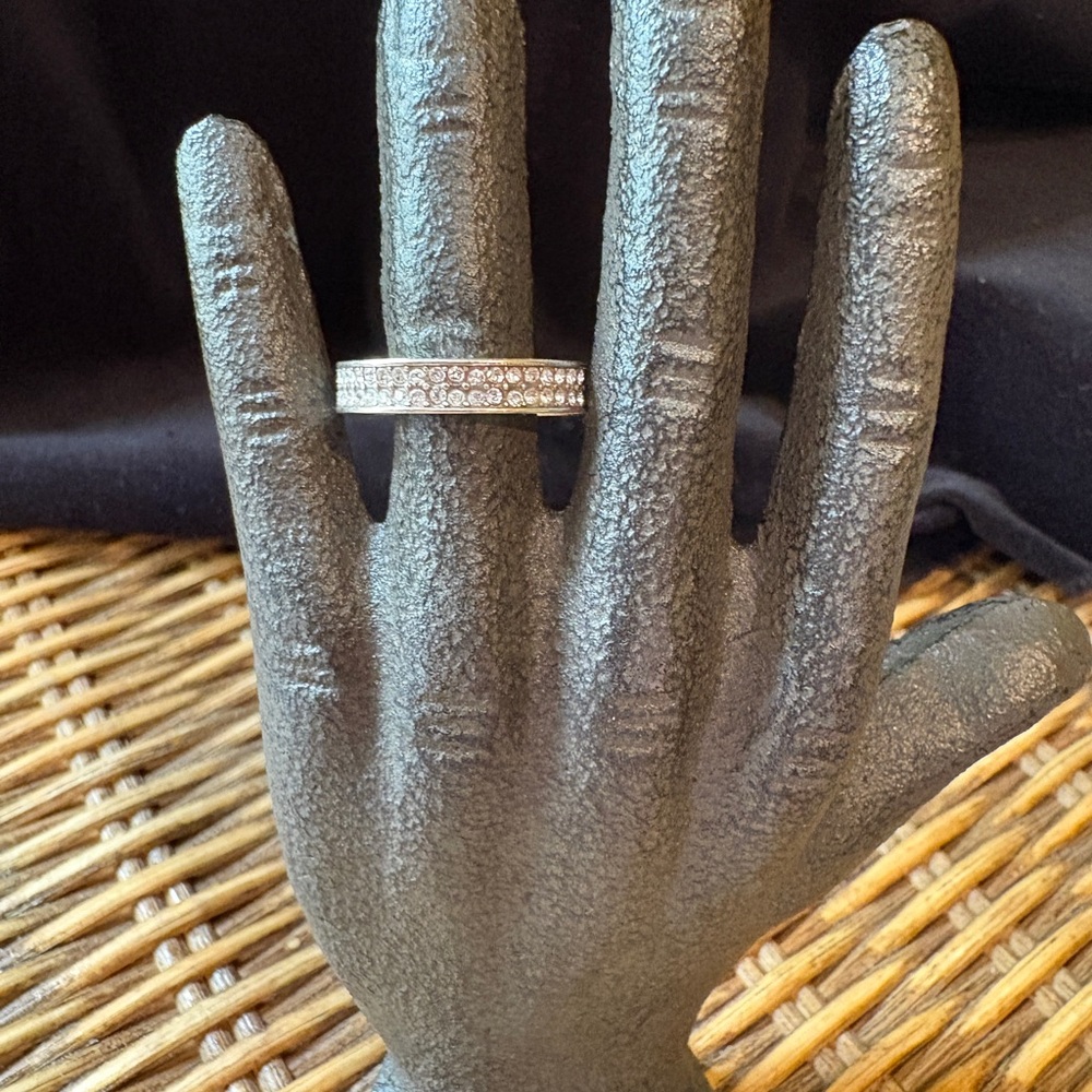 BRIGHTON Double Row Crystal Band-Size 7